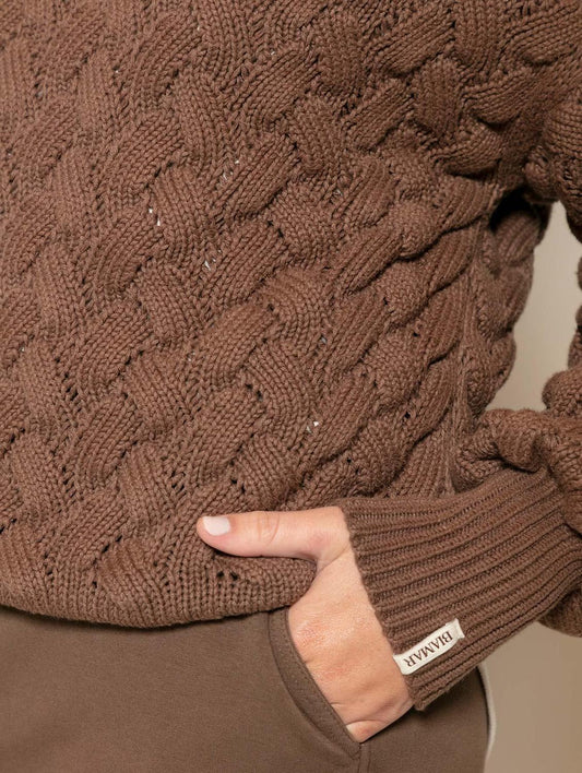 Blusa de algodão em ponto corda Biamar