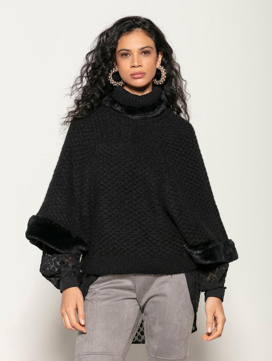 Capa em trama detalhada com pele fake Biamar