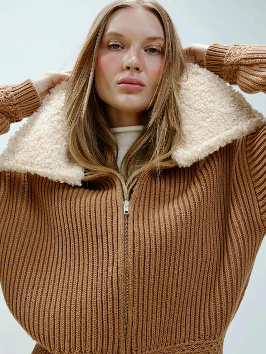 Jaqueta Aviador Camelo